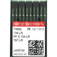 GROZ BECKERT Leather point industrial sewing machine needles 134LR SIZE 110/18